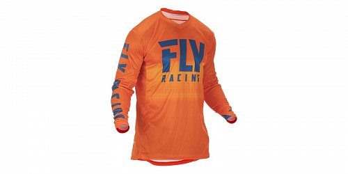 dres LITE 2019, FLY RACING - USA (oranžová/modrá)